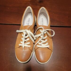 Josef Seibel Women's Brown Leather Sneakers Size 39